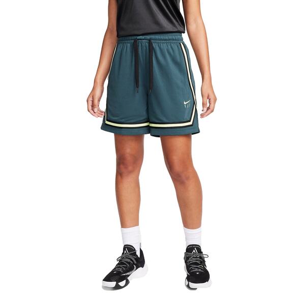 NWT Nike Fly Crossover Women’s Basketball Shorts Deep Jungle Small - Picture 3 of 6